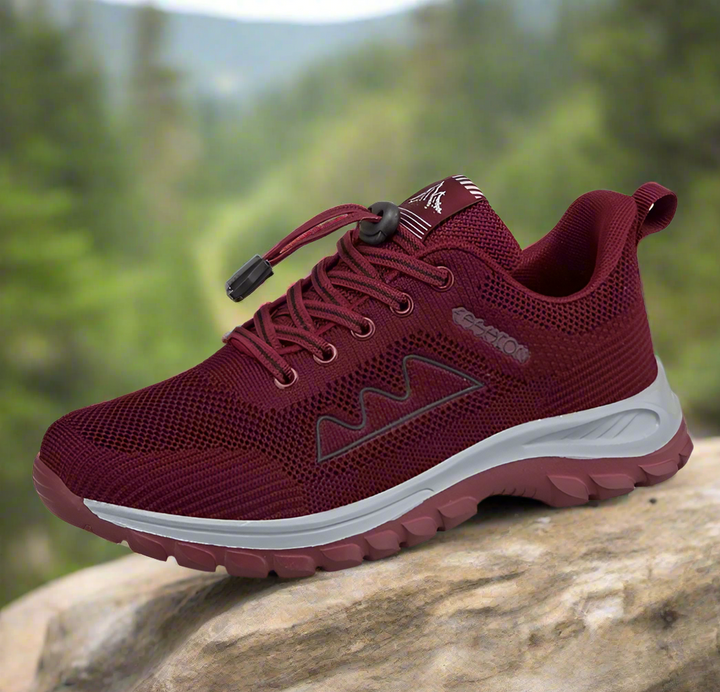 Levoire | Chaussures De Randonnée Légères Avec Semelle Durable Pour Femmes Et Hommes Bordeaux