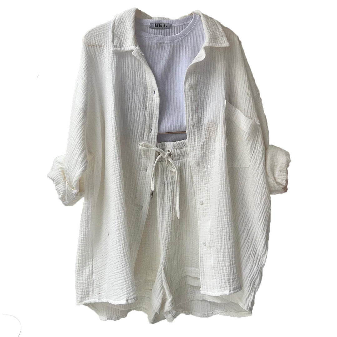 Levoire | Zoë Ensemble D'Été Confortable Blanc