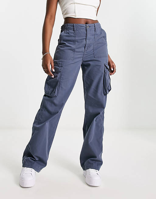Levoire | Pantalon Loose Fit Tendance Pour Femmes Bleu