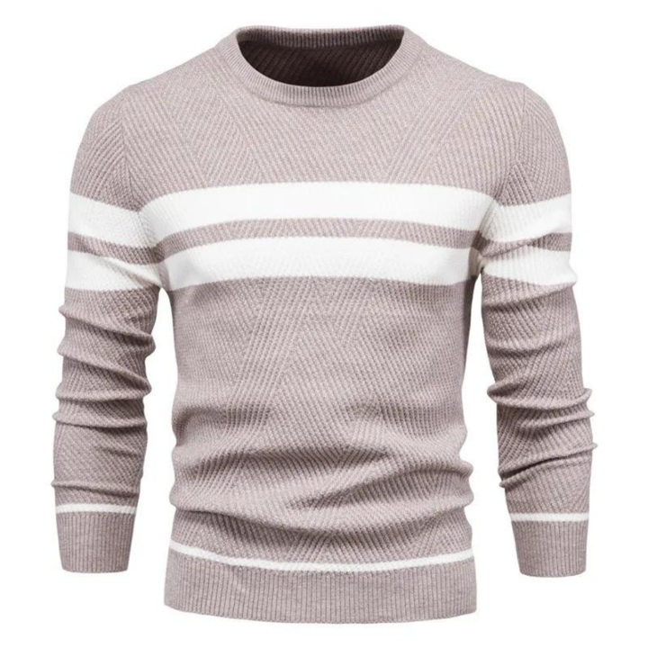 Levoire | Pull Homme Classique Avec Rayures