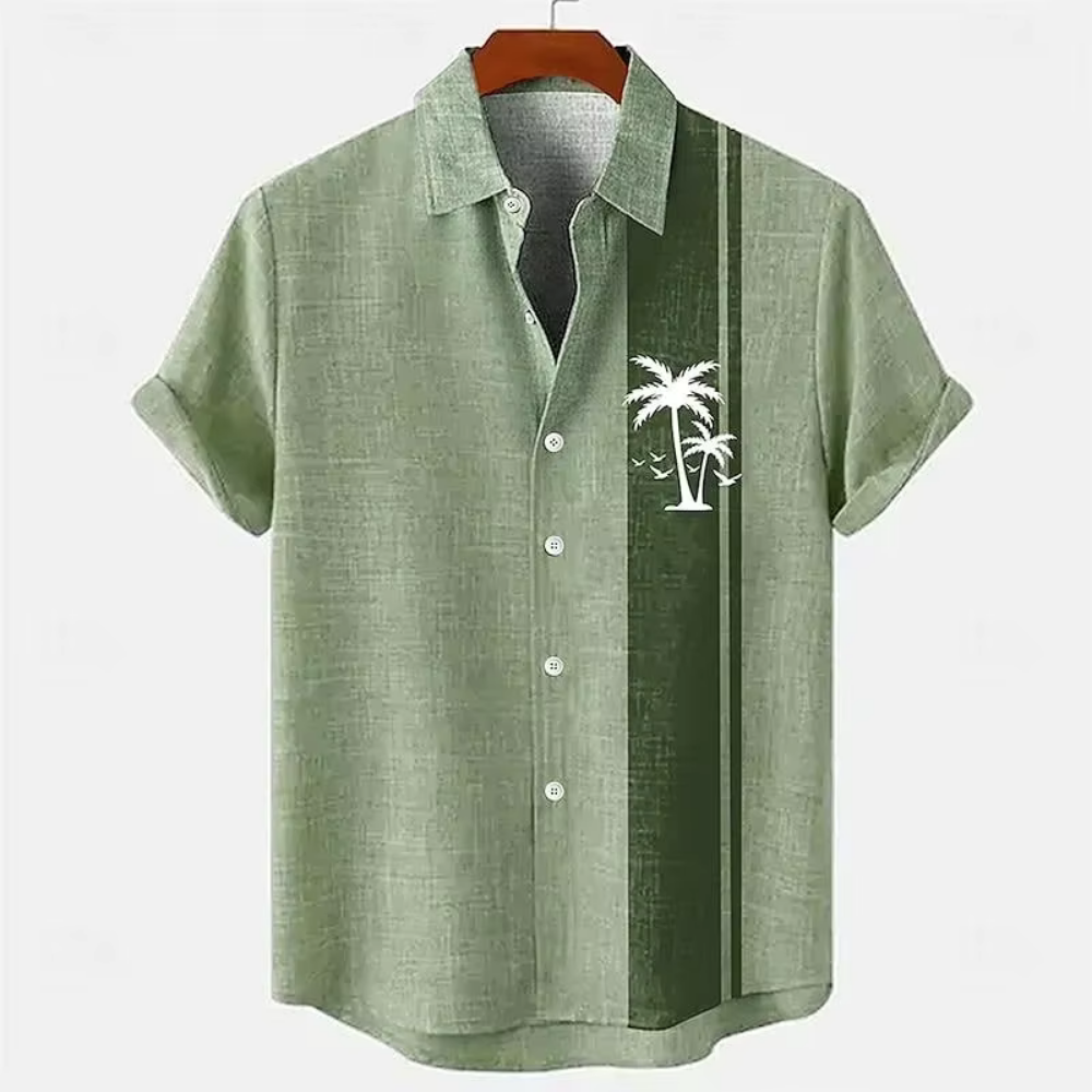 Levoire | La Chemise D'Été Aérienne Pour Un Look Décontracté Et Élégant Vert 1