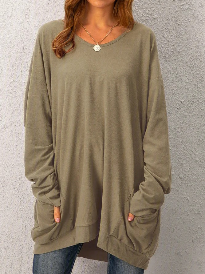 Levoire | Chemise Longue Décontractée Confortable Brun clair