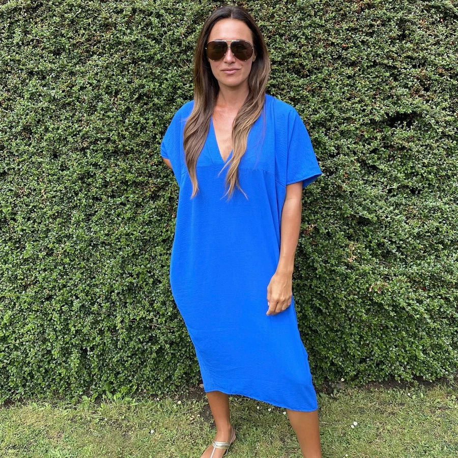 Levoire | Robe De Loisirs Élégante Et Stylée Bleu