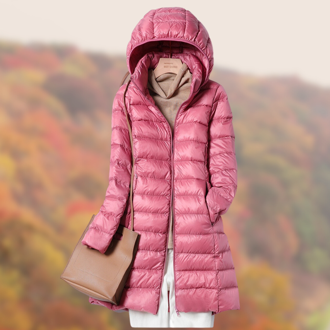 Levoire Doudoune | Veste de transition ultralégère pour femmes avec capuche Rosa