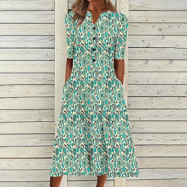 Levoire | Robe À Mi-Manche