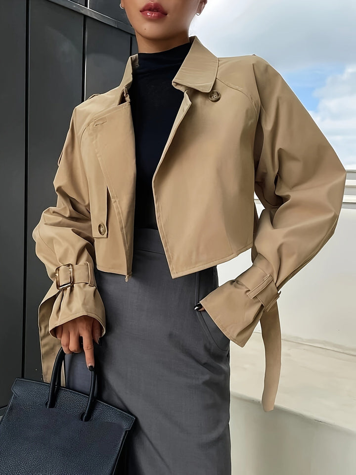 Levoire | Trench-Coat Découpé Avec Poignets À Ceinture Pour Femmes