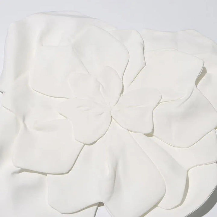 Levoire | Poche sans dos avec fleur tridimensionnelle