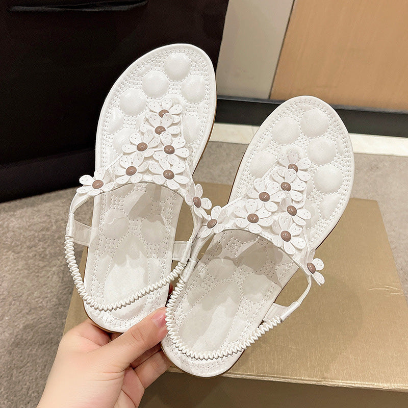 Levoire | Sandales Élégantes Avec Un Beau Motif Floral Pour Femmes