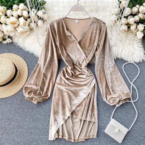 Levoire | Robe plissée sexy sur les hanches