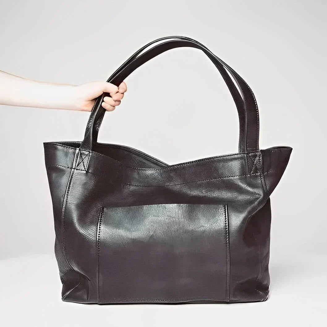 Levoire | Sac À Main Rétro En Cuir Pour Collection De Vin Musta