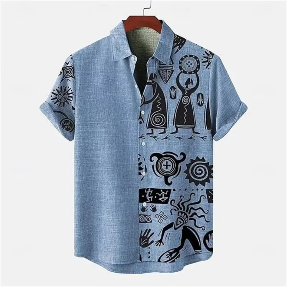 Levoire | La Chemise D'Été Aérienne Pour Un Look Décontracté Et Élégant Bleu