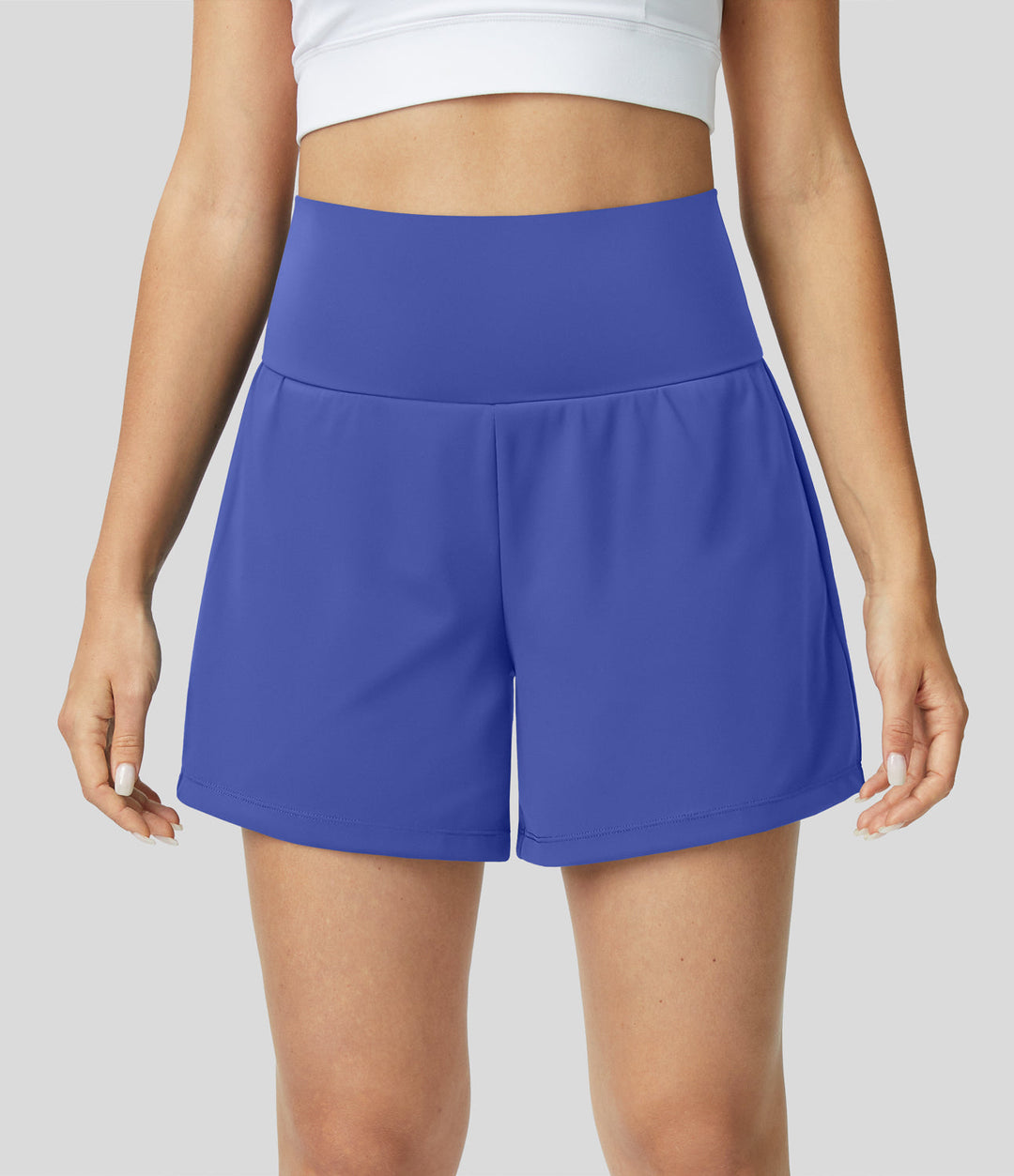 Levoire | Short De Yoga 2-En-1 Taille Haute Lilas
