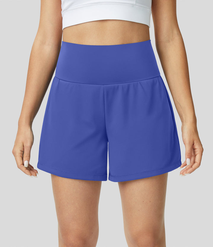 Levoire | Short De Yoga 2-En-1 Taille Haute Lilas