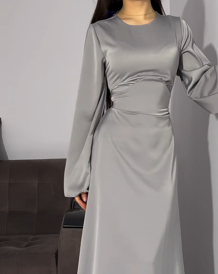 Levoire | Robe de soirée élégante avec corset Gris