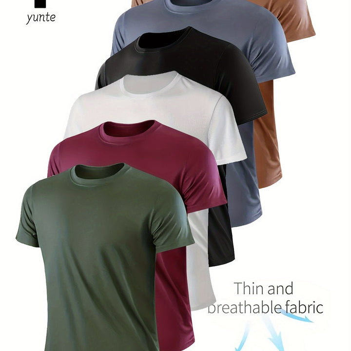 Levoire | Pack De 6 T-Shirts De Sport Pour Hommes Sèche Rapidement & Respirants