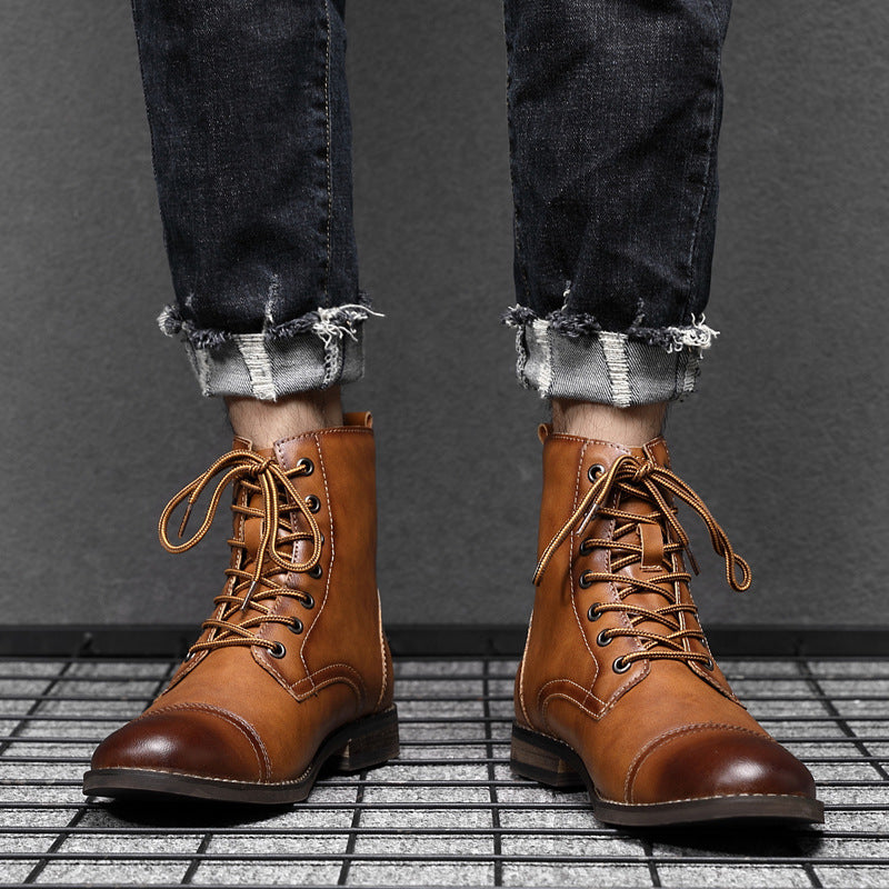 Levoire | Bottes Cheville Cuir Véritable
