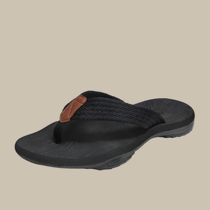 Levoire | Chaussures d'été orthopédiques pour hommes Noir