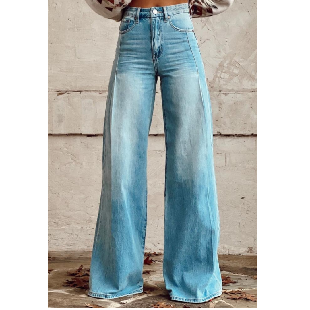Levoire | Pantalon Ample Et Stylé Bleue