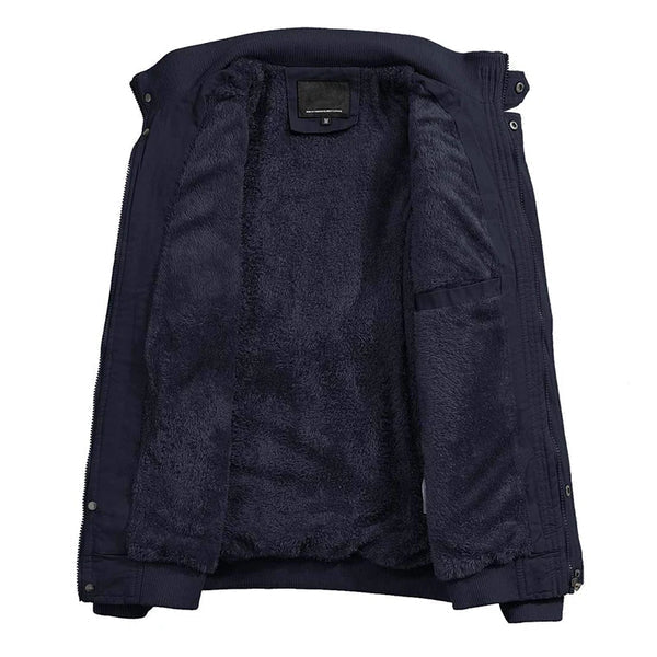 Levoire | Veste bomber zippée en polaire à manches longues