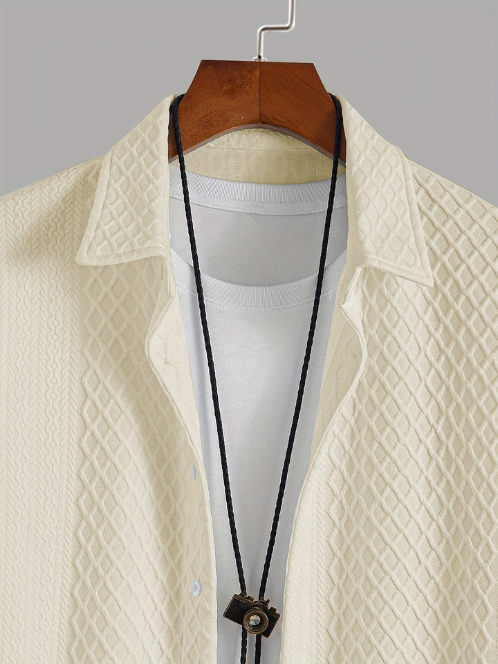 Levoire | Ensemble Uni En Maille À Carreaux En Coton De Cent