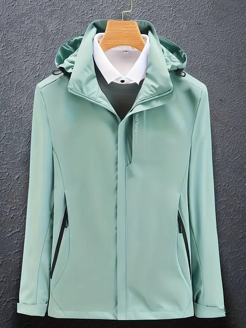 Levoire | Veste À Capuche Imperméable À Manches Longues Vert