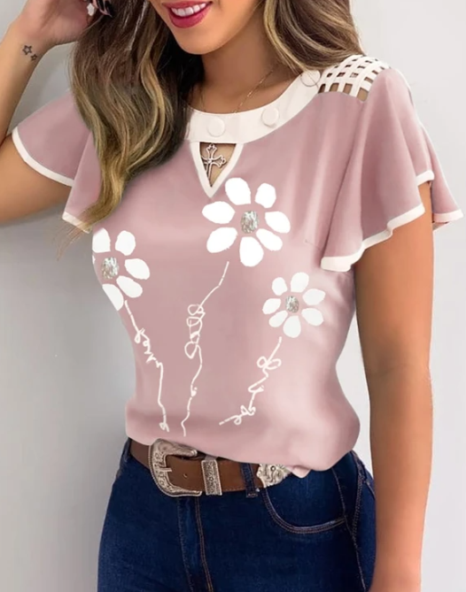 Levoire | Blouse d'été élégante et à la mode Blanc
