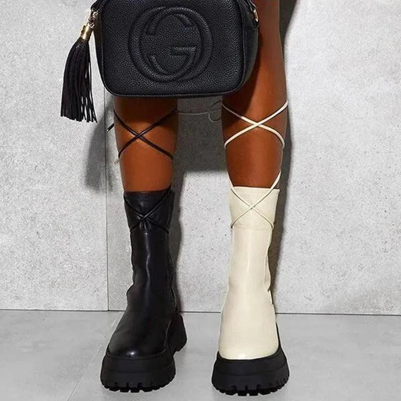 Levoire | Bottines pour femmes à semelle plate - Antidérapant, élégant et très confortable