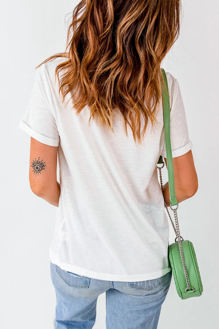 Levoire | Citrouille Comtesse Col Rond Manches Courtes T-shirt