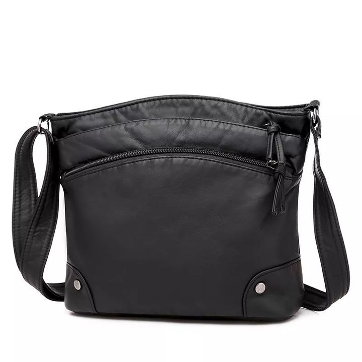 Levoire | Sac À Bandoulière En Cuir Noir