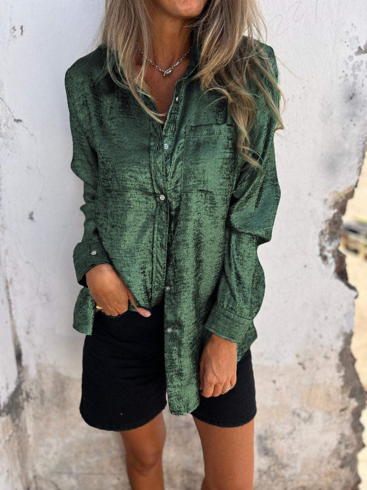 Levoire | Chemise Rétro Femme Vert