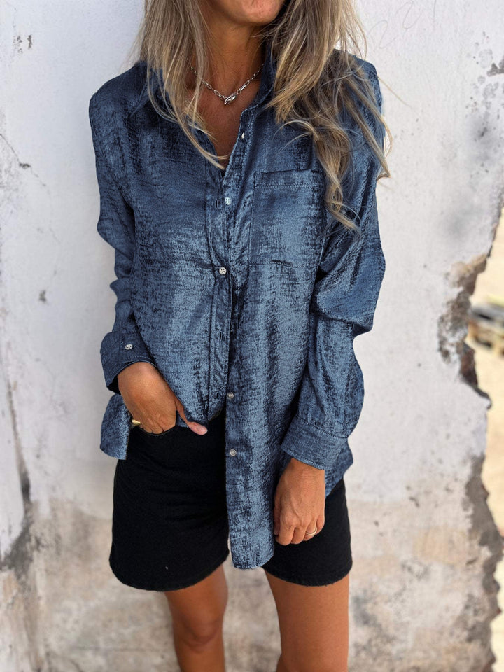 Levoire | Chemise Rétro Femme Bleu