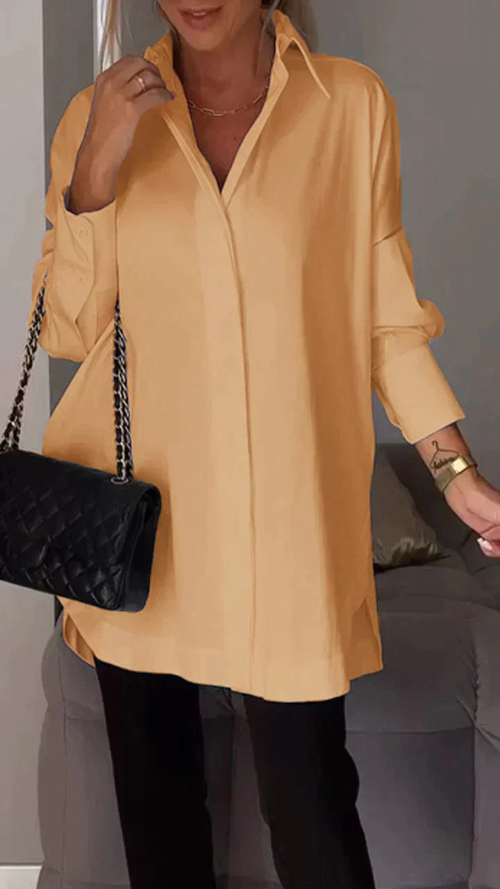 Levoire | Polo Shirt Avec Fente À Revers Jaune