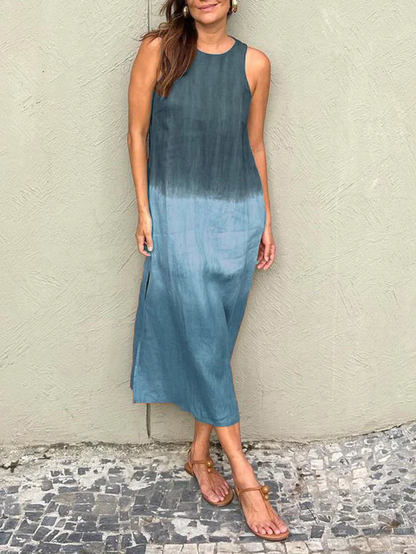 Levoire | Robe à motifs artistiques Bleu