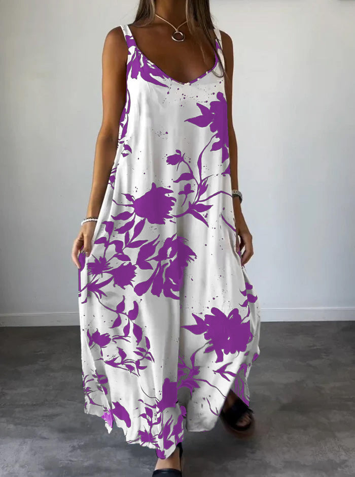 Levoire | Robe sans bretelles élégante Lila