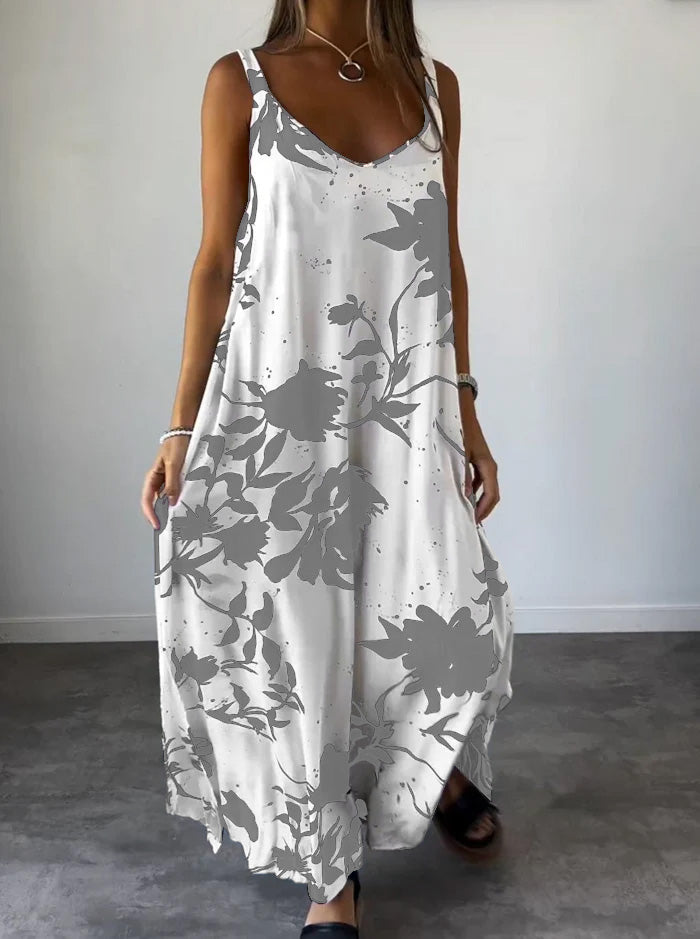 Levoire | Robe sans bretelles élégante Gris