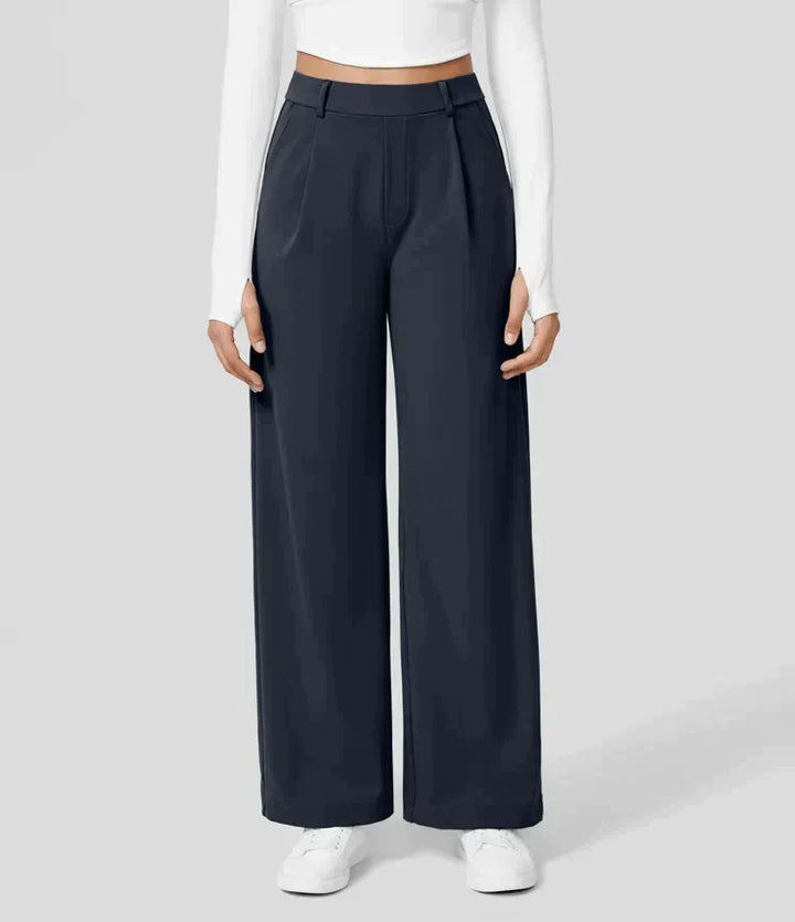 Levoire | Pantalon De Bureau En Tissu À Jambe Large