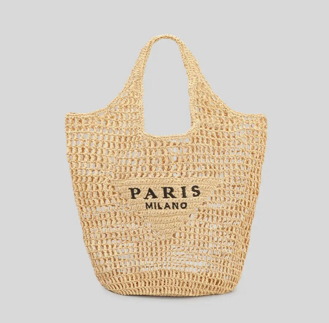Levoire | Grand Sac De Plage Tressé