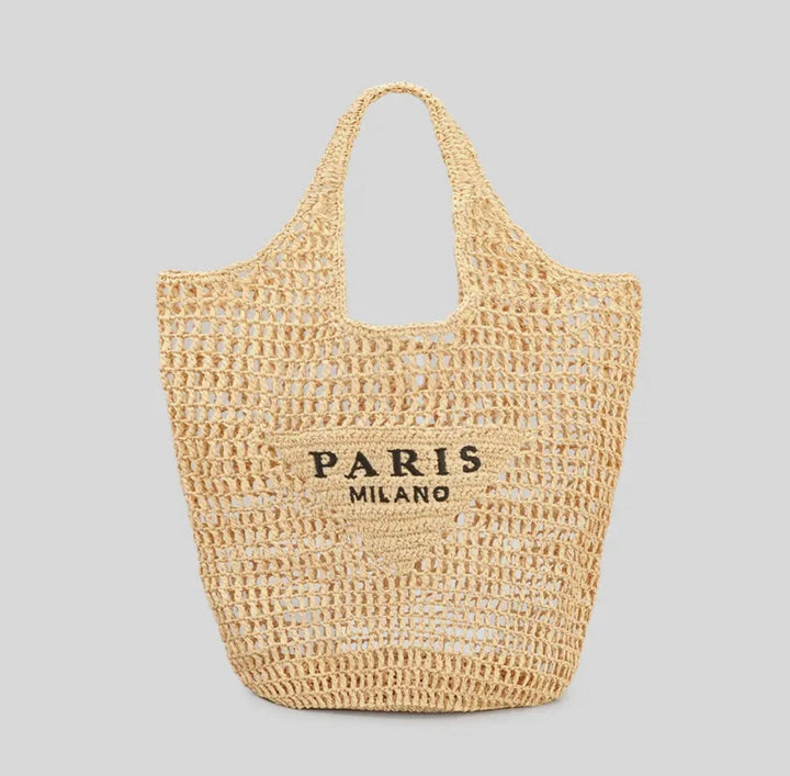 Levoire | Grand Sac De Plage Tressé