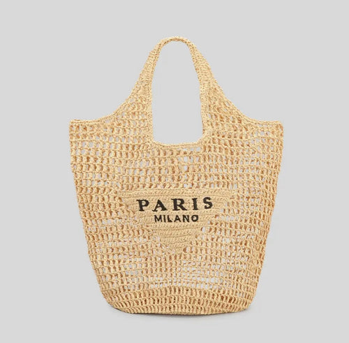 Levoire | Grand Sac De Plage Tressé