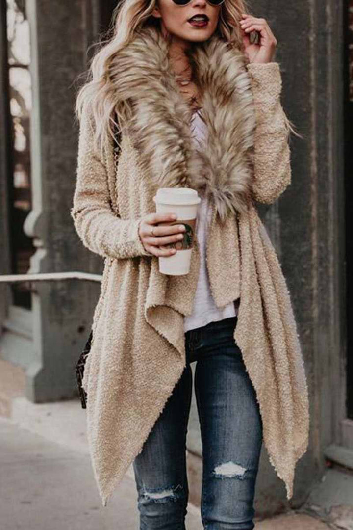 Levoire | Veste en peluche Abricot