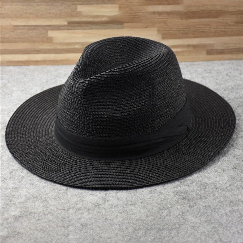 Levoire | Chapeau Panama Fait Main Noir