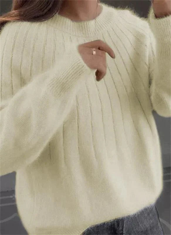 Levoire | Pull En Cachemire Doux Jaune clair Taille unique