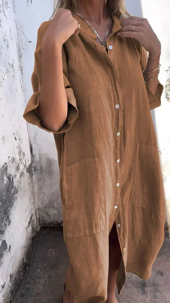 Levoire | Décontractée et élégante chemise d'hiver Khaki