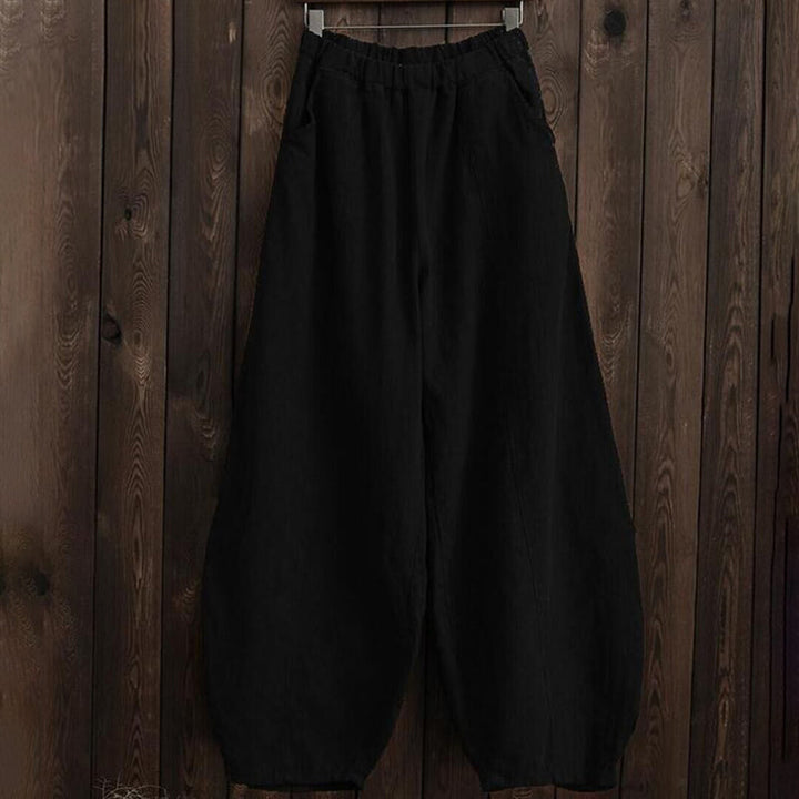 Levoire | Pantalon Lanterne Komfort - Élégance Incompliquée Noir