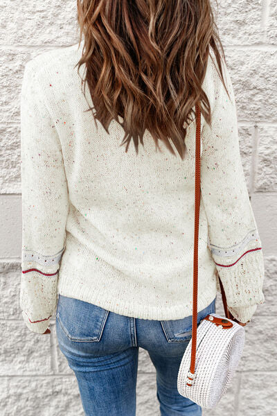 Levoire | Pull D’Hiver À Rayures Subtiles