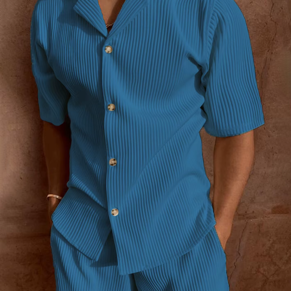 Levoire | La Chemise D'Été Aérienne Pour Des Apparitions Stylées Bleu