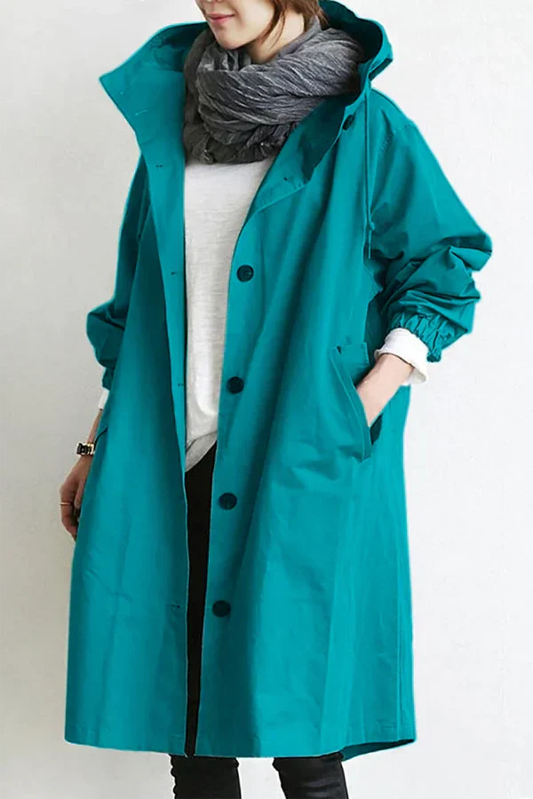 Levoire | Veste de pluie fine et élégante Arktisblu