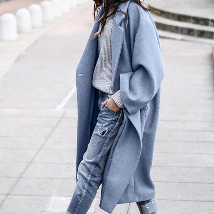 Levoire | Veste Surdimensionnée Chaude Et Stylée Bleu