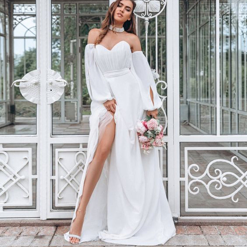 Levoire | Élégant Taille Moyenne Chiffon Robe Femme
