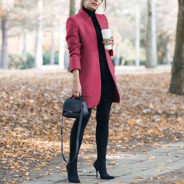 Levoire | Manteau En Laine Non Mélangé Avec Col